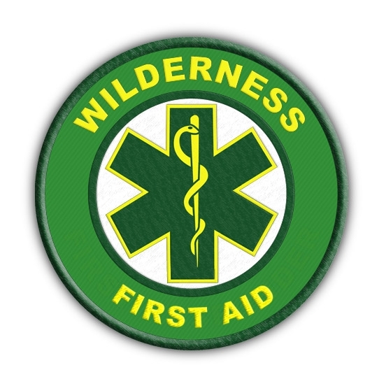 WILDERNESS FIRST AID PATCH 3 Inch Dia